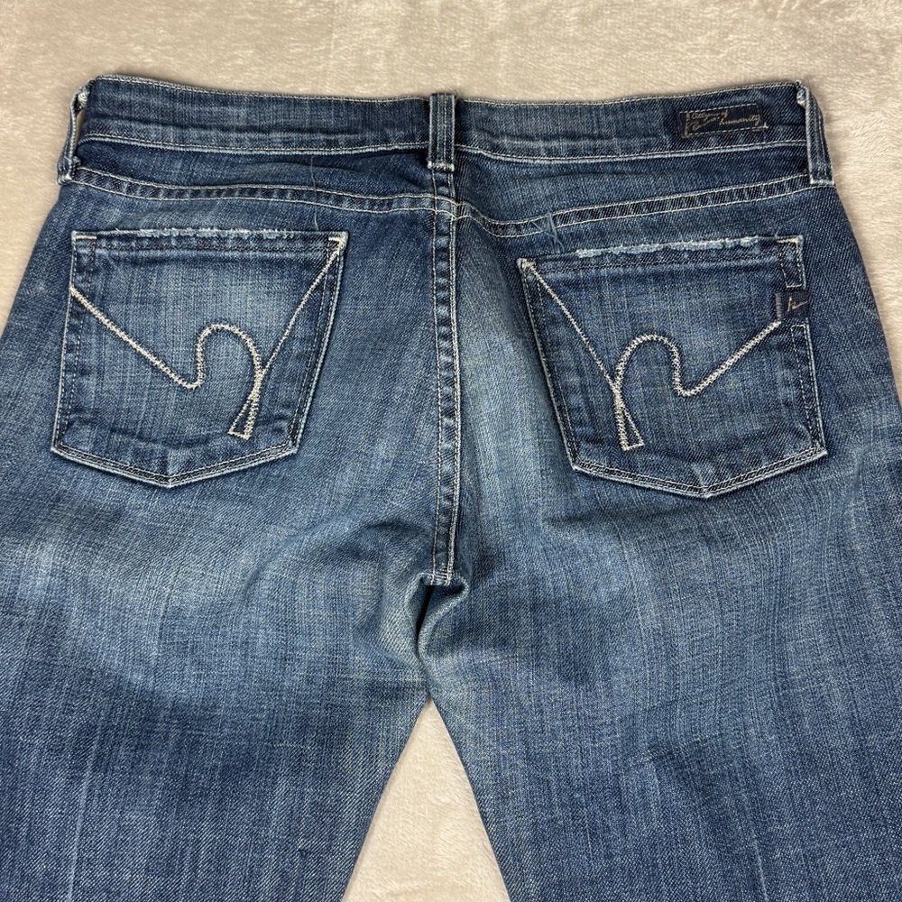 Vintage Y2K Citizens of Humanity COH Low Rise Bootcut Kelly Blue Jeans Size 26 - Picture 2 of 16